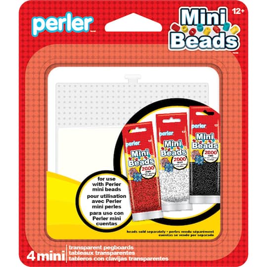 Perler&#x2122; Mini Bead Pegboards, 4ct.